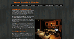 Desktop Screenshot of chapmanrecording.com